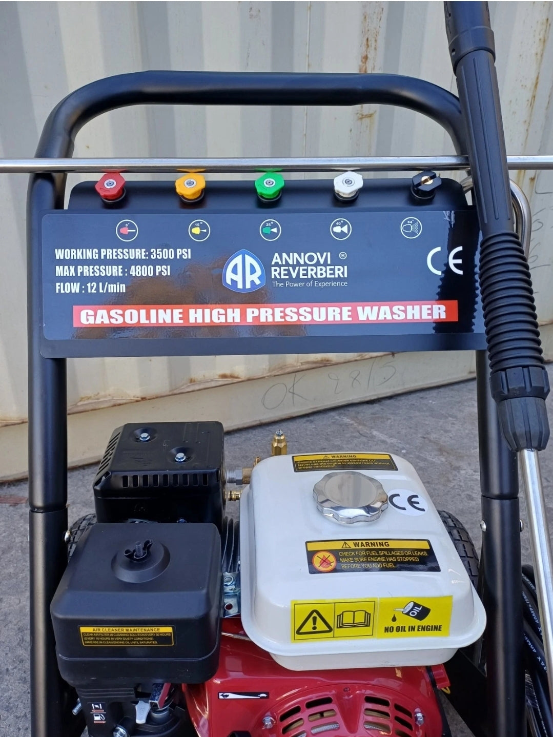 9HP 4800PSI PRESSURE WATER AR ITALIAN PUMP